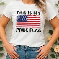 This Is My Pride Flag USA Patriotic American Women's T-Shirt thumb 2