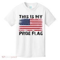 This Is My Pride Flag USA Patriotic American Kids T-Shirt thumb 0