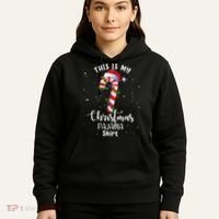 This Is My Christmas Pajama Candy Cane Hoodie thumb 5