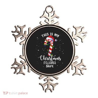 This Is My Christmas Pajama Candy Cane Ornament