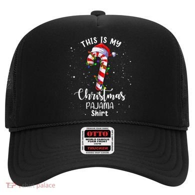 This Is My Christmas Pajama Candy Cane Hat