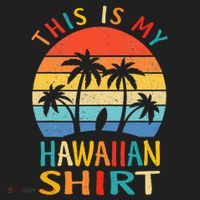This Is My Hawaiian Tropical Luau Costume Party Hawaii Women's Sweatshirt thumb 2