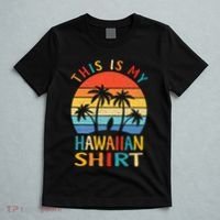 This Is My Hawaiian Tropical Luau Costume Party Hawaii T-Shirt thumb 5
