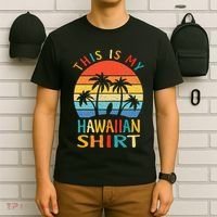 This Is My Hawaiian Tropical Luau Costume Party Hawaii T-Shirt thumb 6