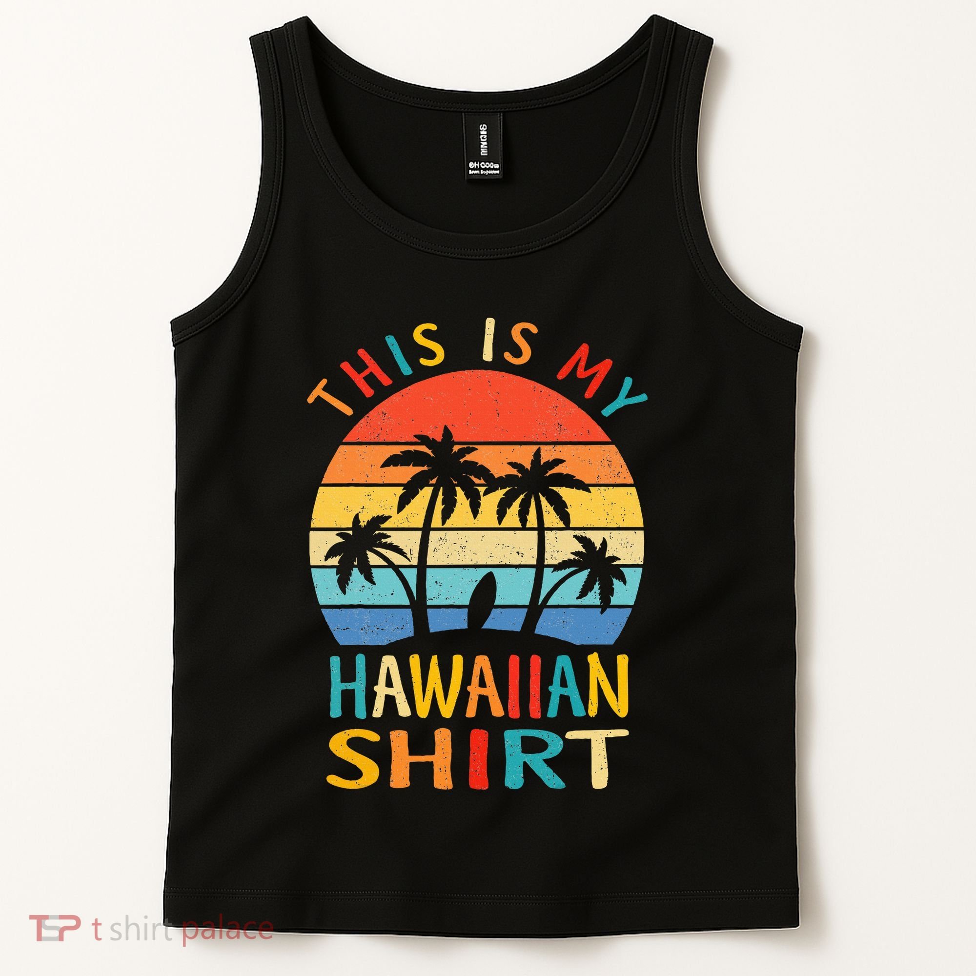 This Is My Hawaiian Tropical Luau Costume Party Hawaii Tank Top