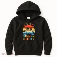 This Is My Hawaiian Tropical Luau Costume Party Hawaii Kids Hoodie thumb 0
