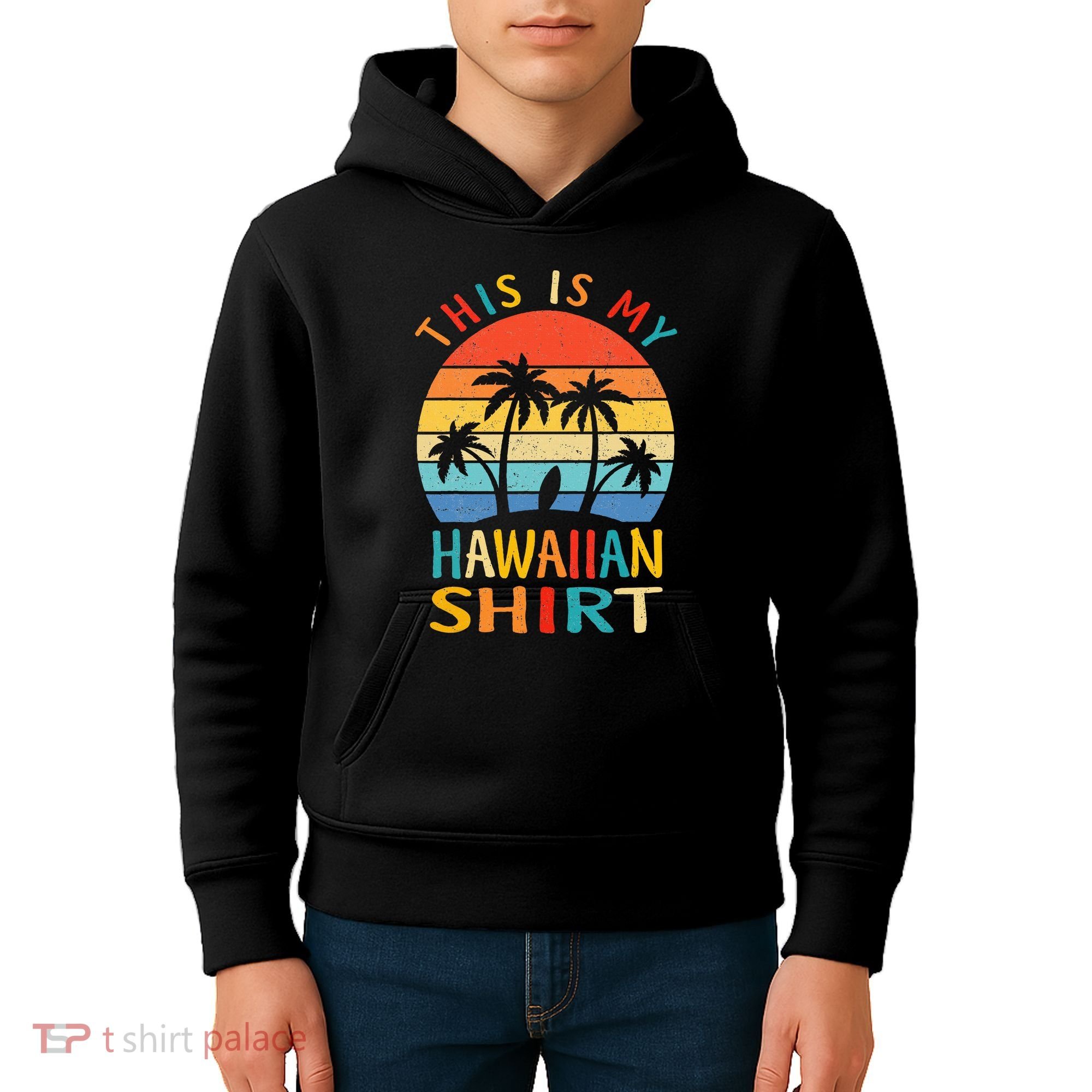 This Is My Hawaiian Tropical Luau Costume Party Hawaii Kids Hoodie