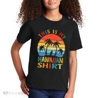This Is My Hawaiian Tropical Luau Costume Party Hawaii Kids T-Shirt thumb 2