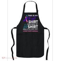 This Is My Fight Thyroid Cancer Awareness Ribbon Gift Apron thumb 0