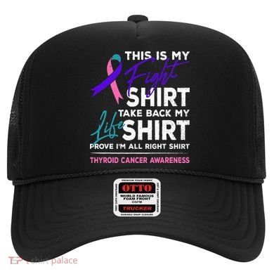 This Is My Fight Thyroid Cancer Awareness Ribbon Gift Hat