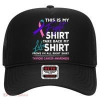 This Is My Fight Thyroid Cancer Awareness Ribbon Gift Hat thumb 0
