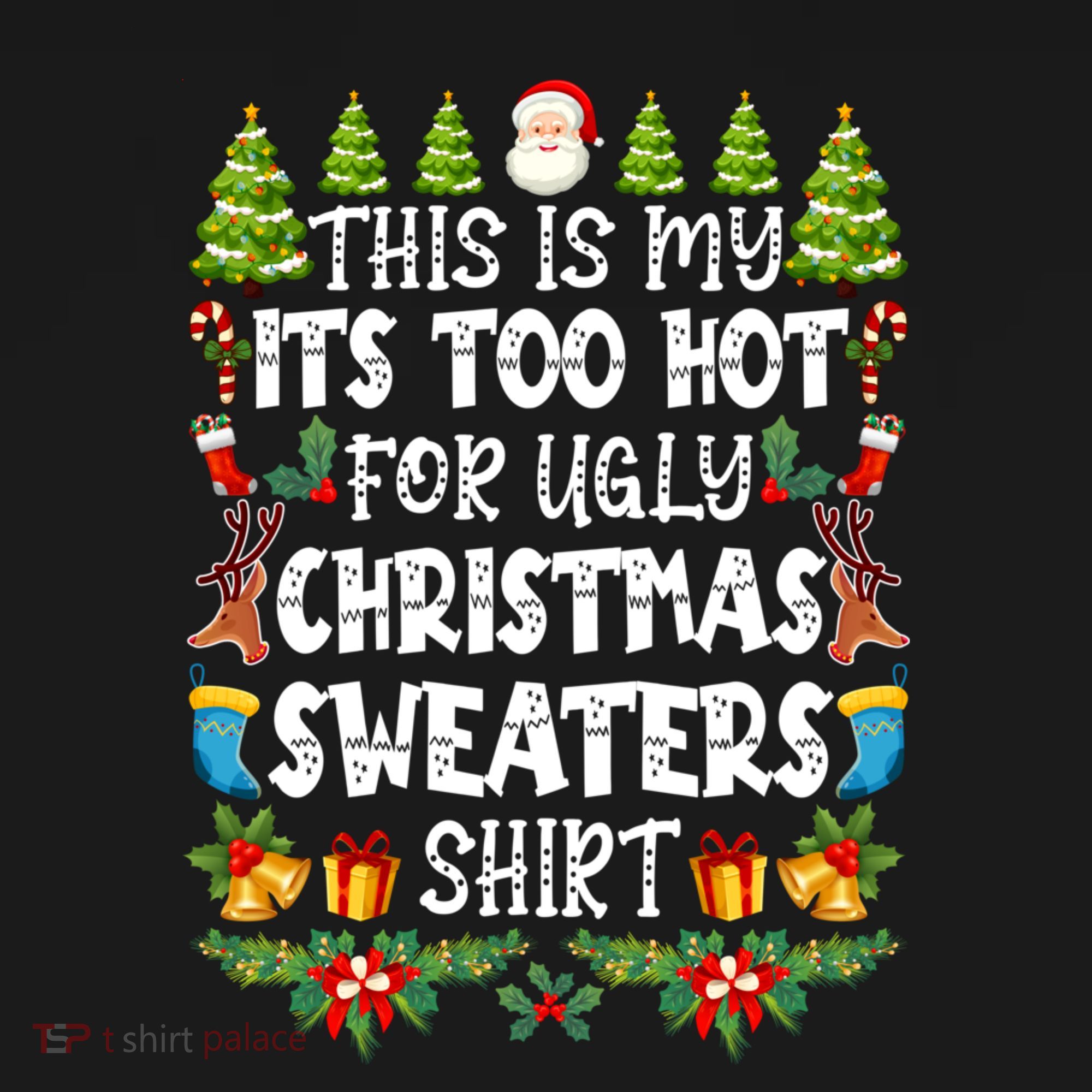 This Is My Its Too Hot For Ugly Christmas Sweaters Shirt Women's Tank Top