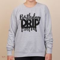 This Is My Birthday Drip Women's Sweatshirt thumb 0