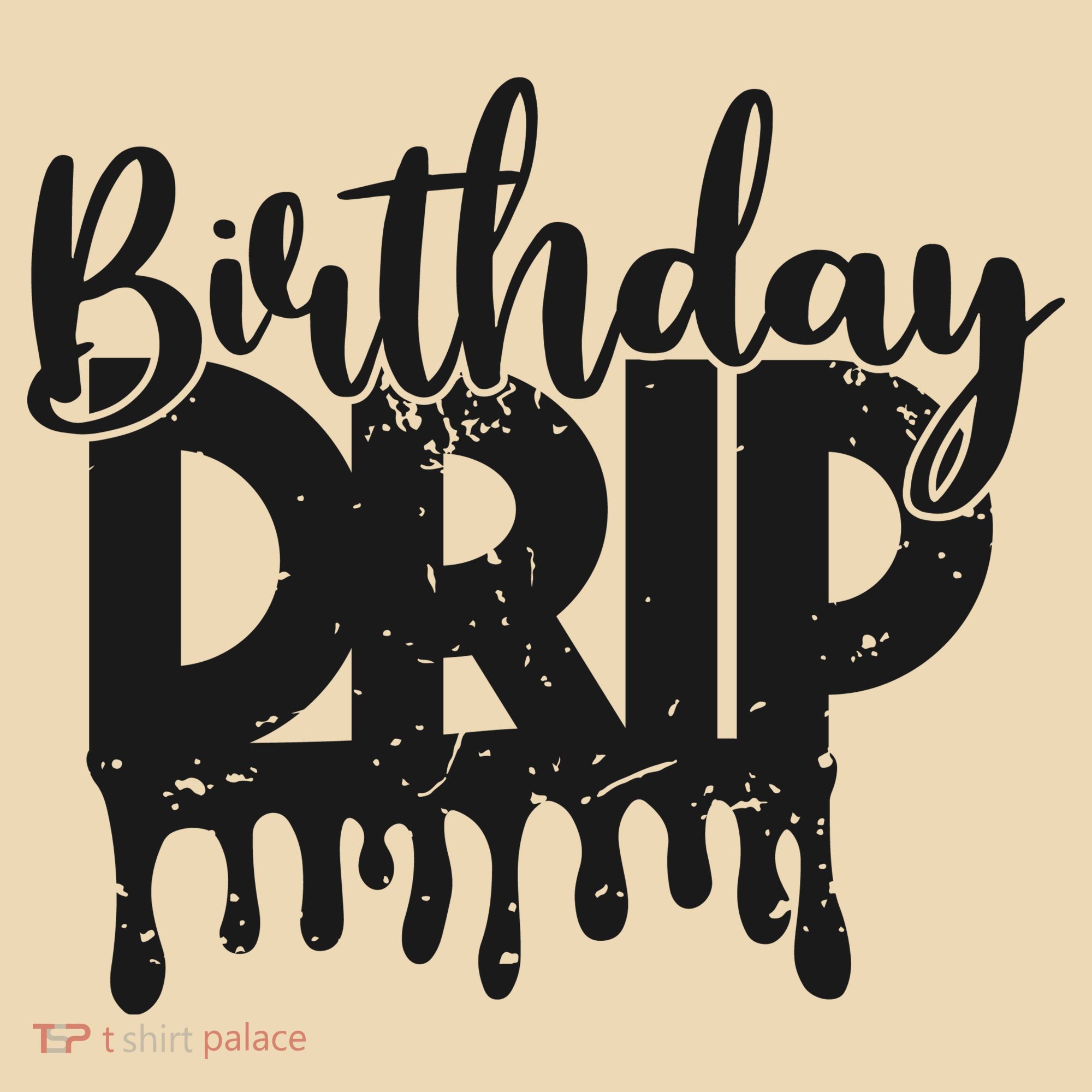 This Is My Birthday Drip Tote Bag