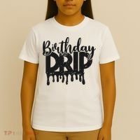 This Is My Birthday Drip T-Shirt thumb 4