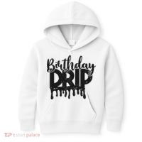 This Is My Birthday Drip Kids Hoodie thumb 0
