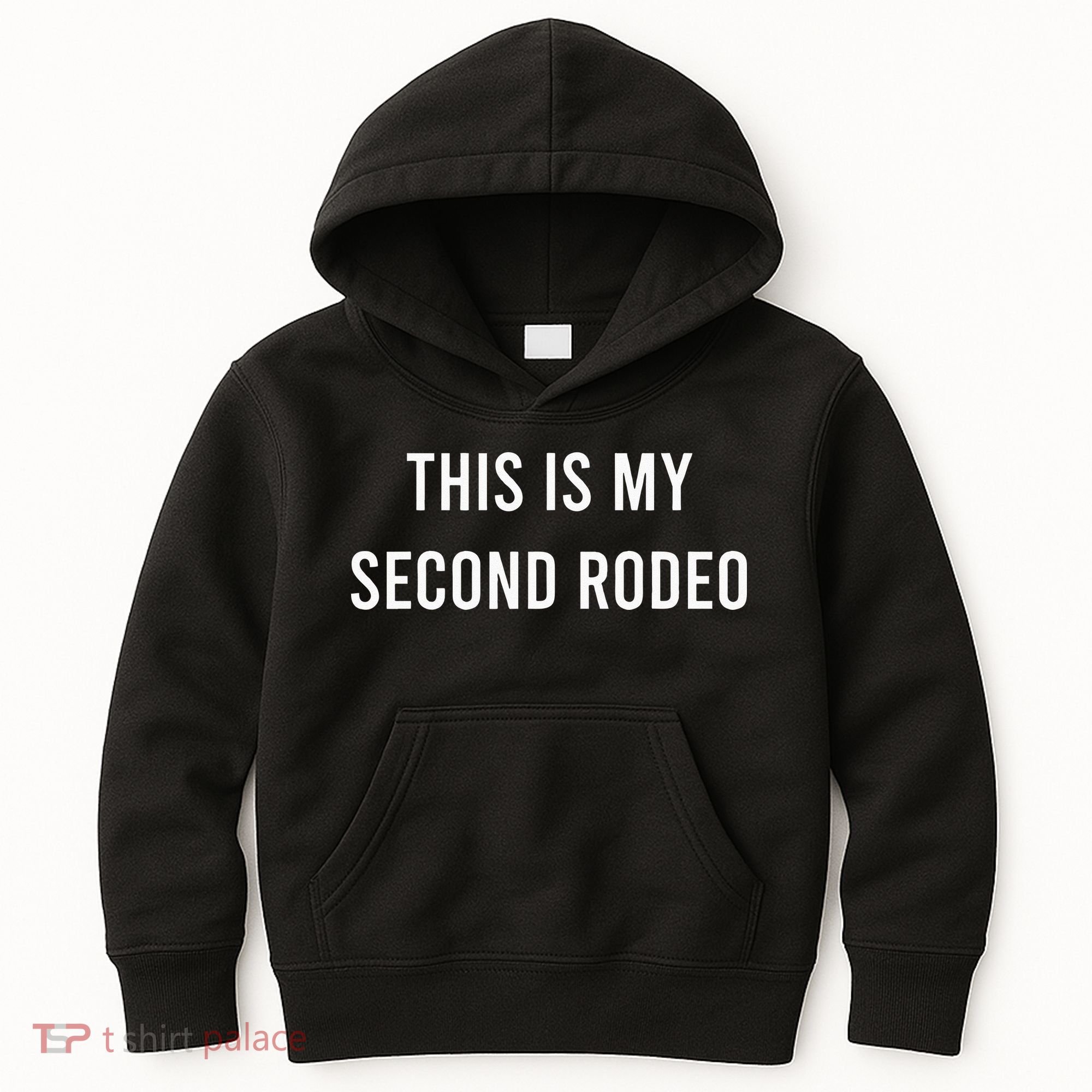This Is My Second Rodeo Funny Sarcastic Western Kids Hoodie
