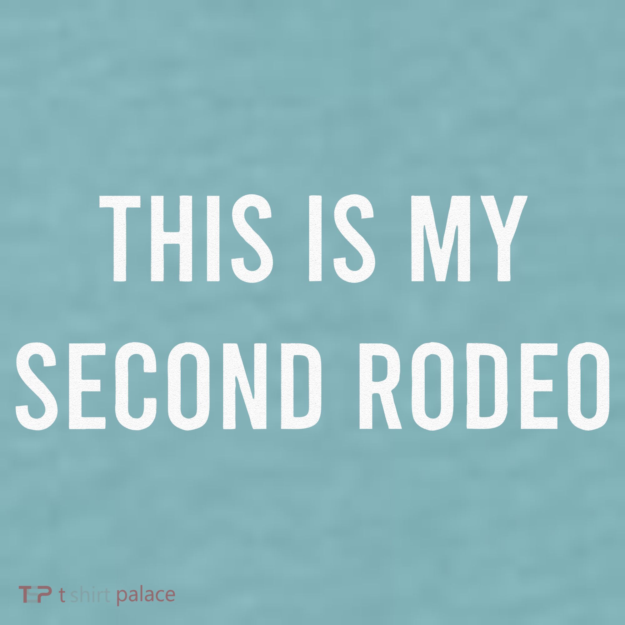 This Is My Second Rodeo Funny Sarcastic Western Sueded Cloud Jersey T-Shirt
