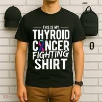 This Is My Thyroid Cancer T-Shirt thumb 6