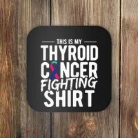 This Is My Thyroid Cancer Coaster thumb 0