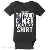 This Is My Thyroid Cancer Baby Bodysuit thumb 0