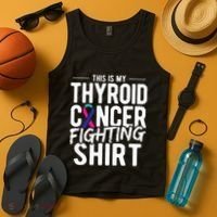 This Is My Thyroid Cancer Tank Top thumb 4