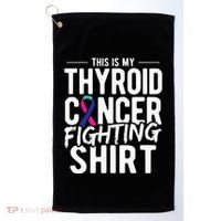 This Is My Thyroid Cancer Golf Towel thumb 0