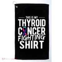 This Is My Thyroid Cancer Golf Towel thumb 0