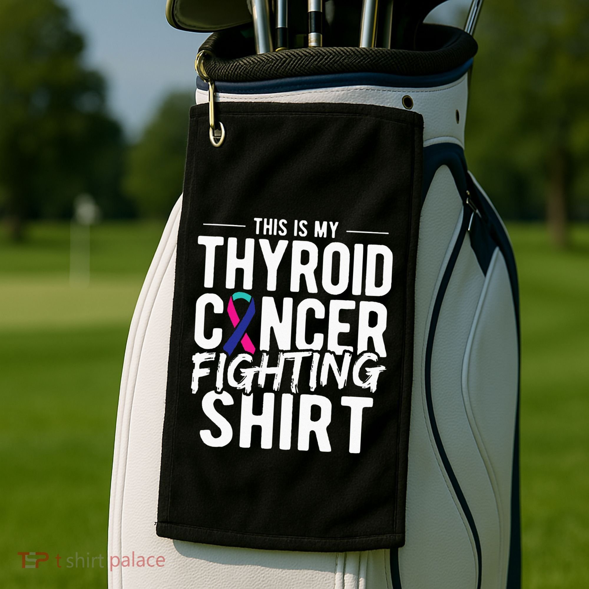 This Is My Thyroid Cancer Golf Towel