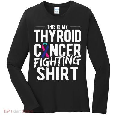 This Is My Thyroid Cancer Women's Long Sleeve Shirt