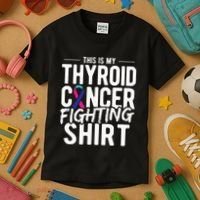 This Is My Thyroid Cancer Kids T-Shirt thumb 3