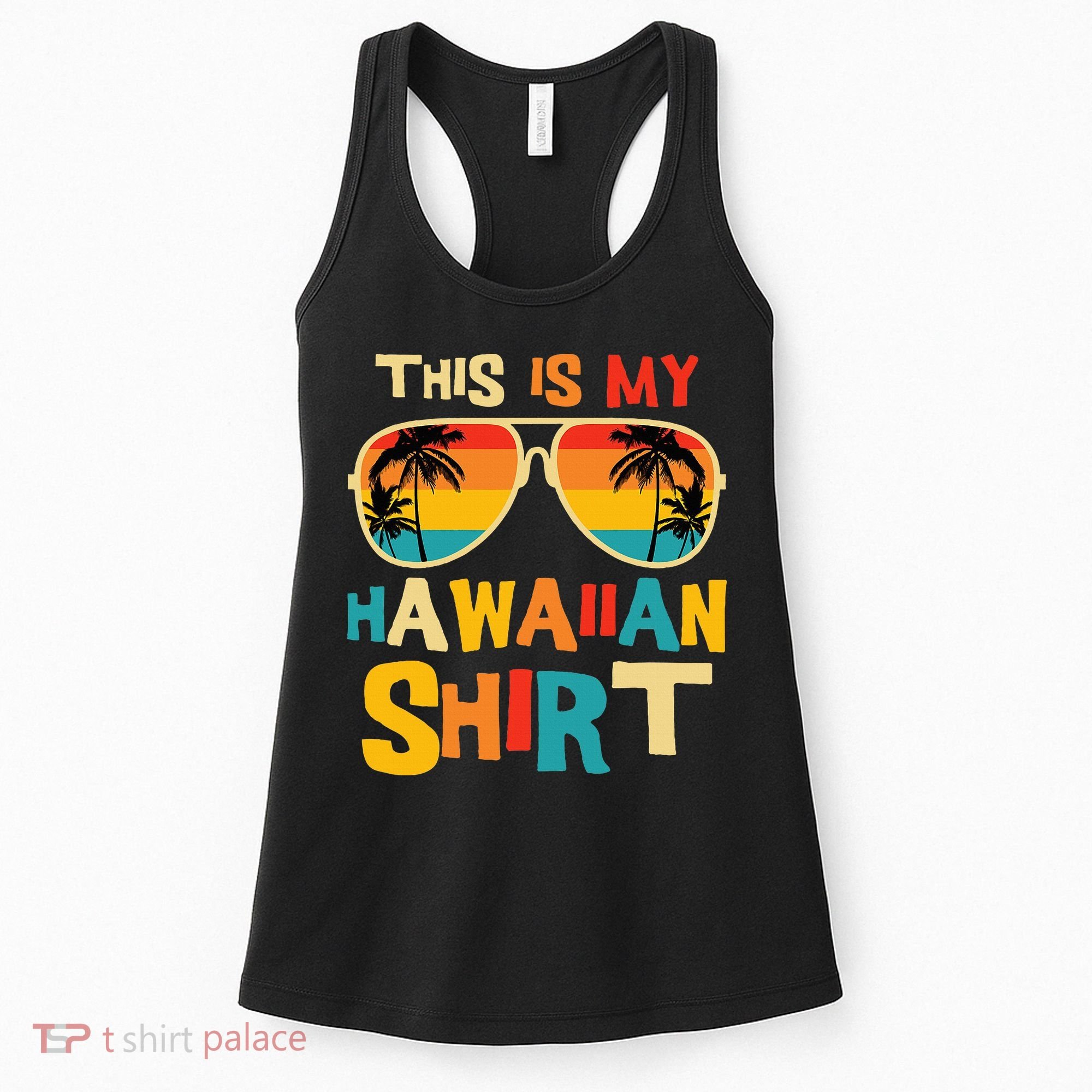This Is My Hawaiian Tropical Luau Costume Party Hawaii Women's Tank Top