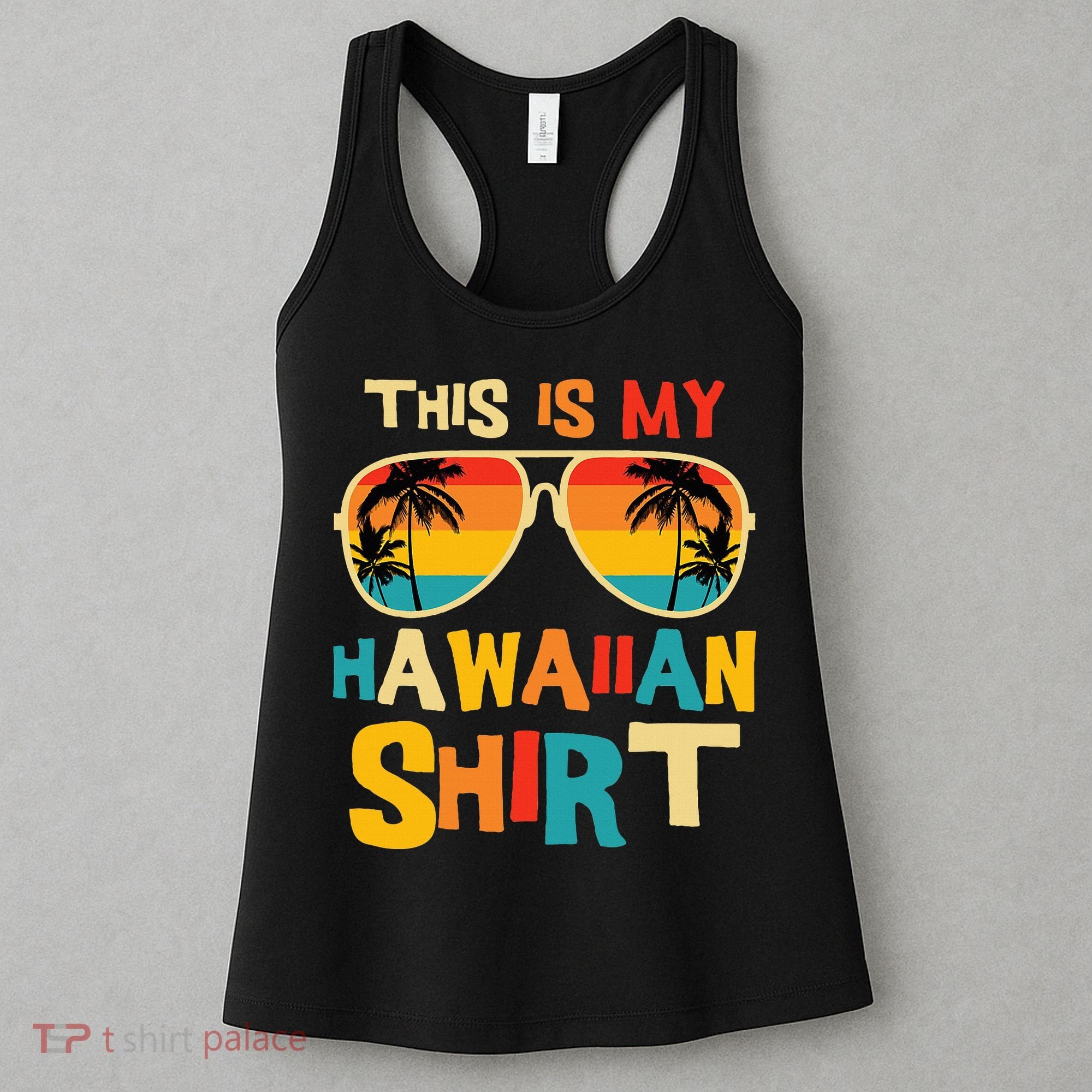 This Is My Hawaiian Tropical Luau Costume Party Hawaii Women's Tank Top