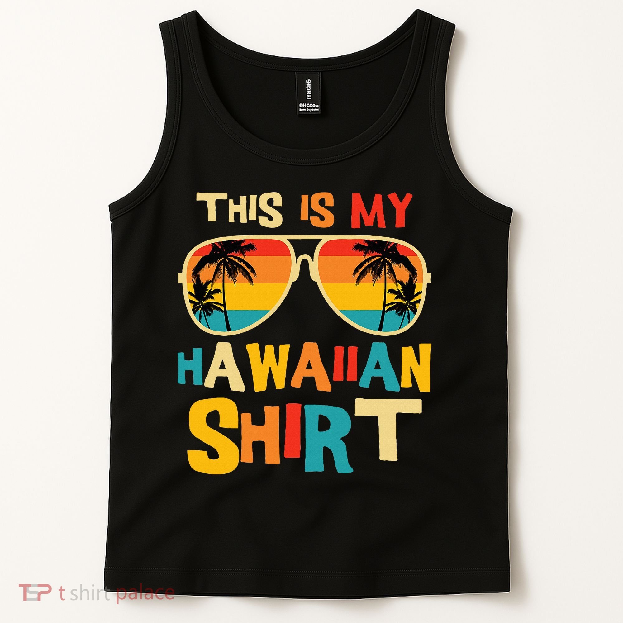 This Is My Hawaiian Tropical Luau Costume Party Hawaii Tank Top