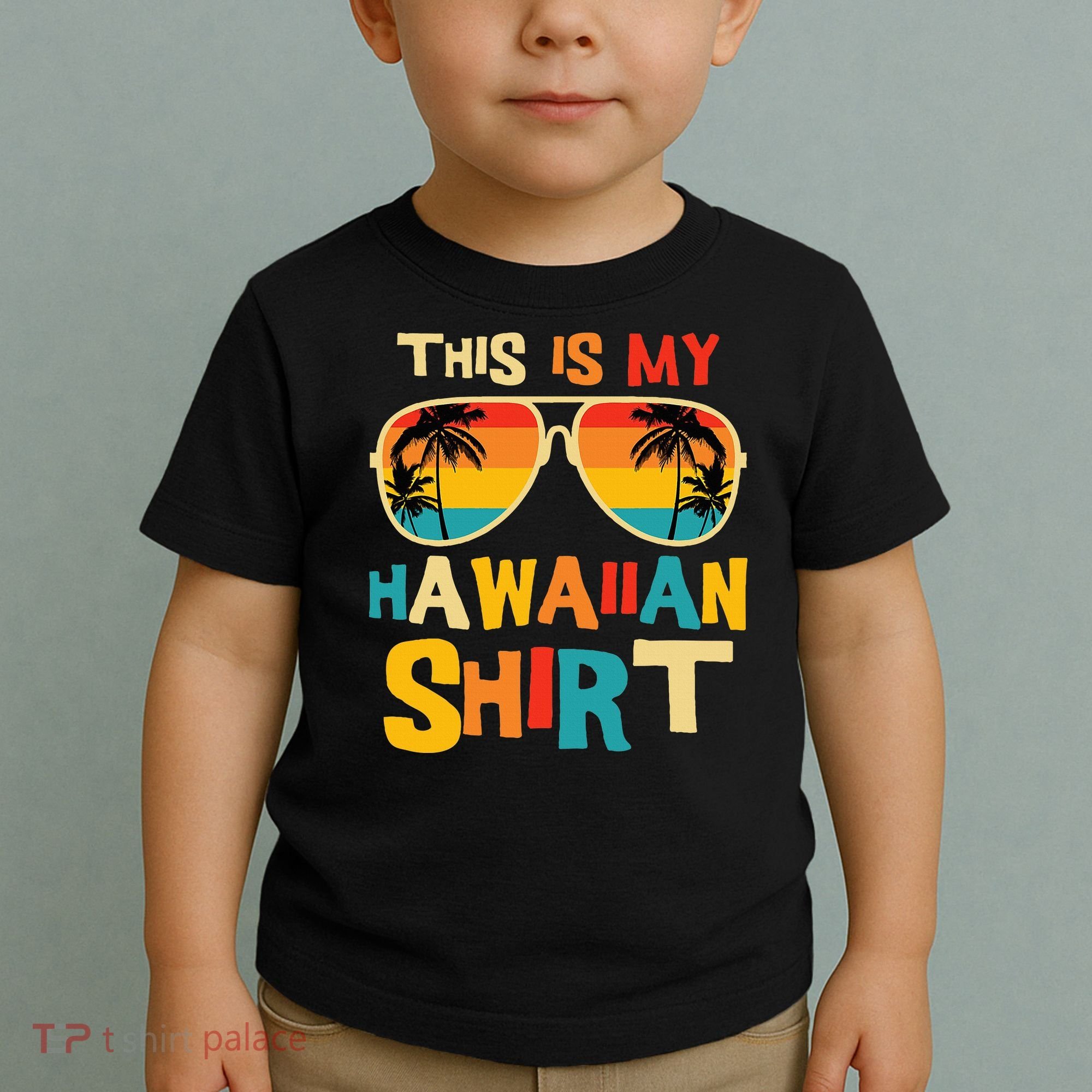 This Is My Hawaiian Tropical Luau Costume Party Hawaii Toddler T-Shirt
