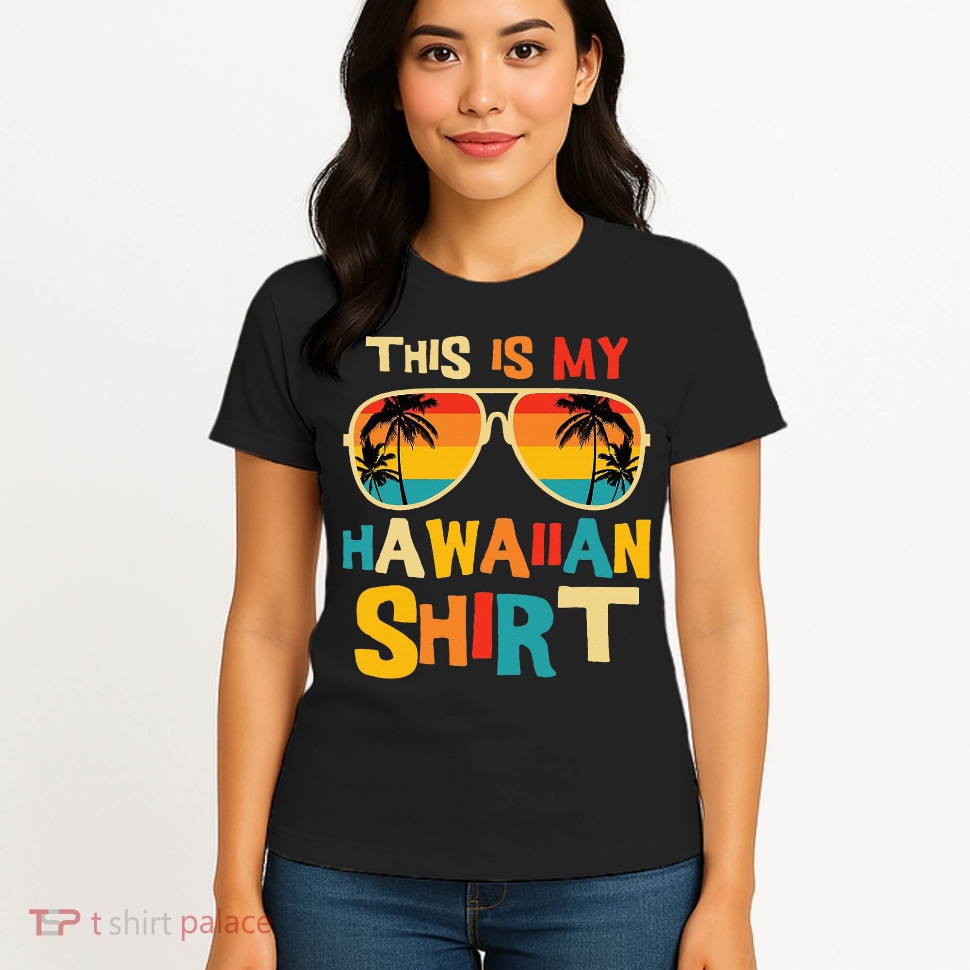 This Is My Hawaiian Tropical Luau Costume Party Hawaii Women's T-Shirt