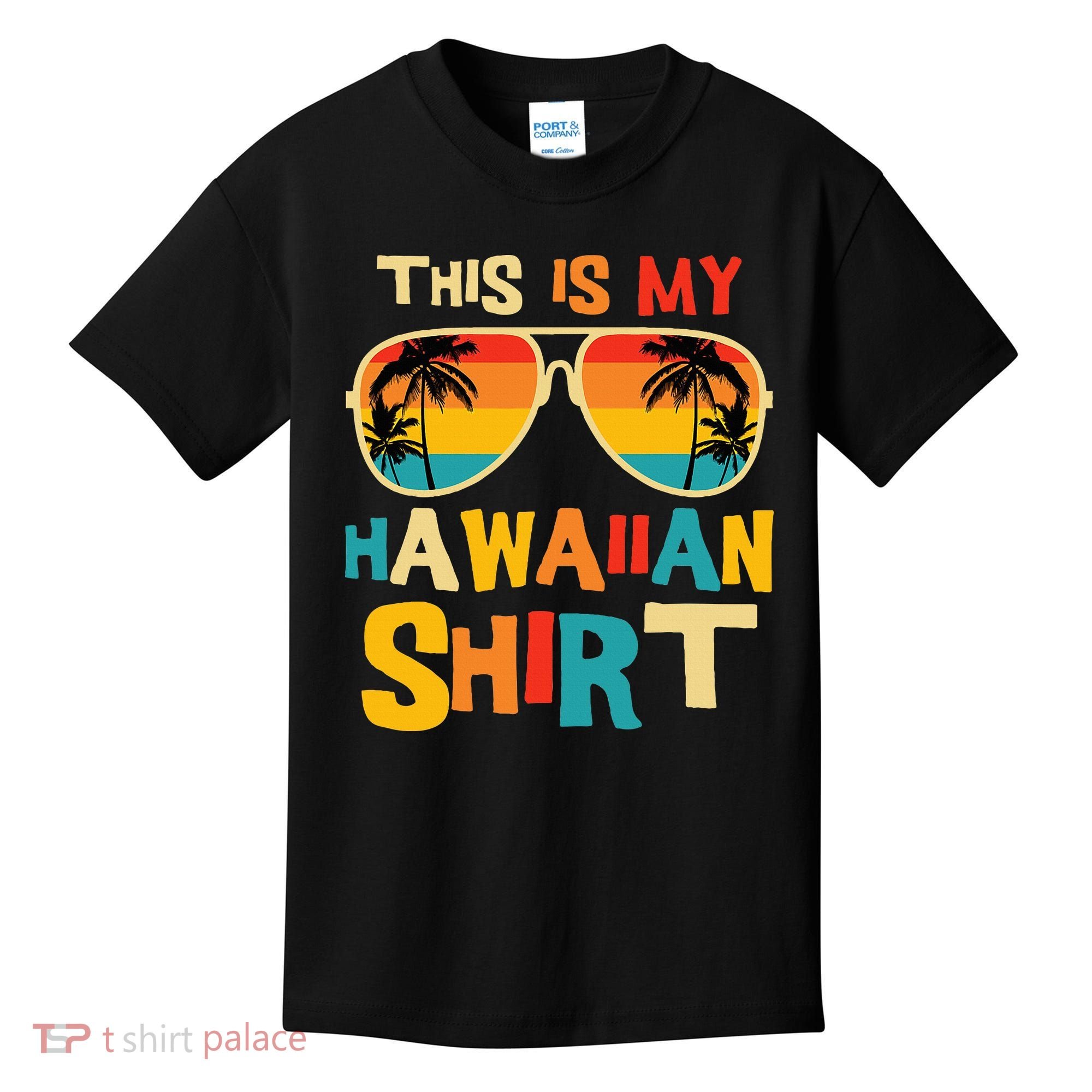 This Is My Hawaiian Tropical Luau Costume Party Hawaii Kids T-Shirt