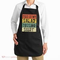 This Is My Salad Tossing Salad Tosser Joke Meme Humorous Apron thumb 2