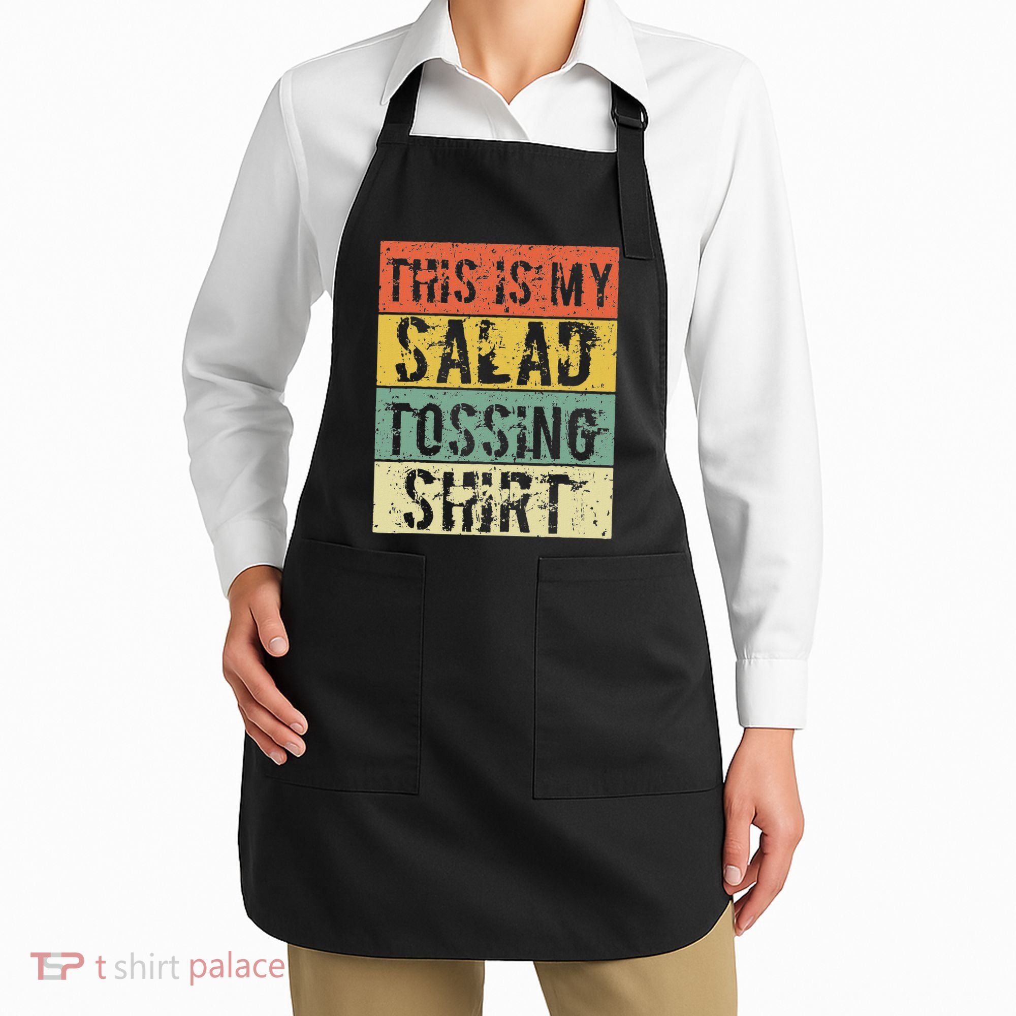 This Is My Salad Tossing Salad Tosser Joke Meme Humorous Apron