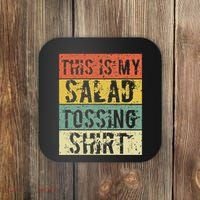 This Is My Salad Tossing Salad Tosser Joke Meme Humorous Coaster thumb 0