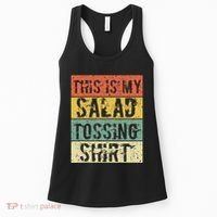 This Is My Salad Tossing Salad Tosser Joke Meme Humorous Women's Tank Top thumb 0