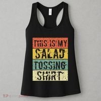 This Is My Salad Tossing Salad Tosser Joke Meme Humorous Women's Tank Top thumb 3