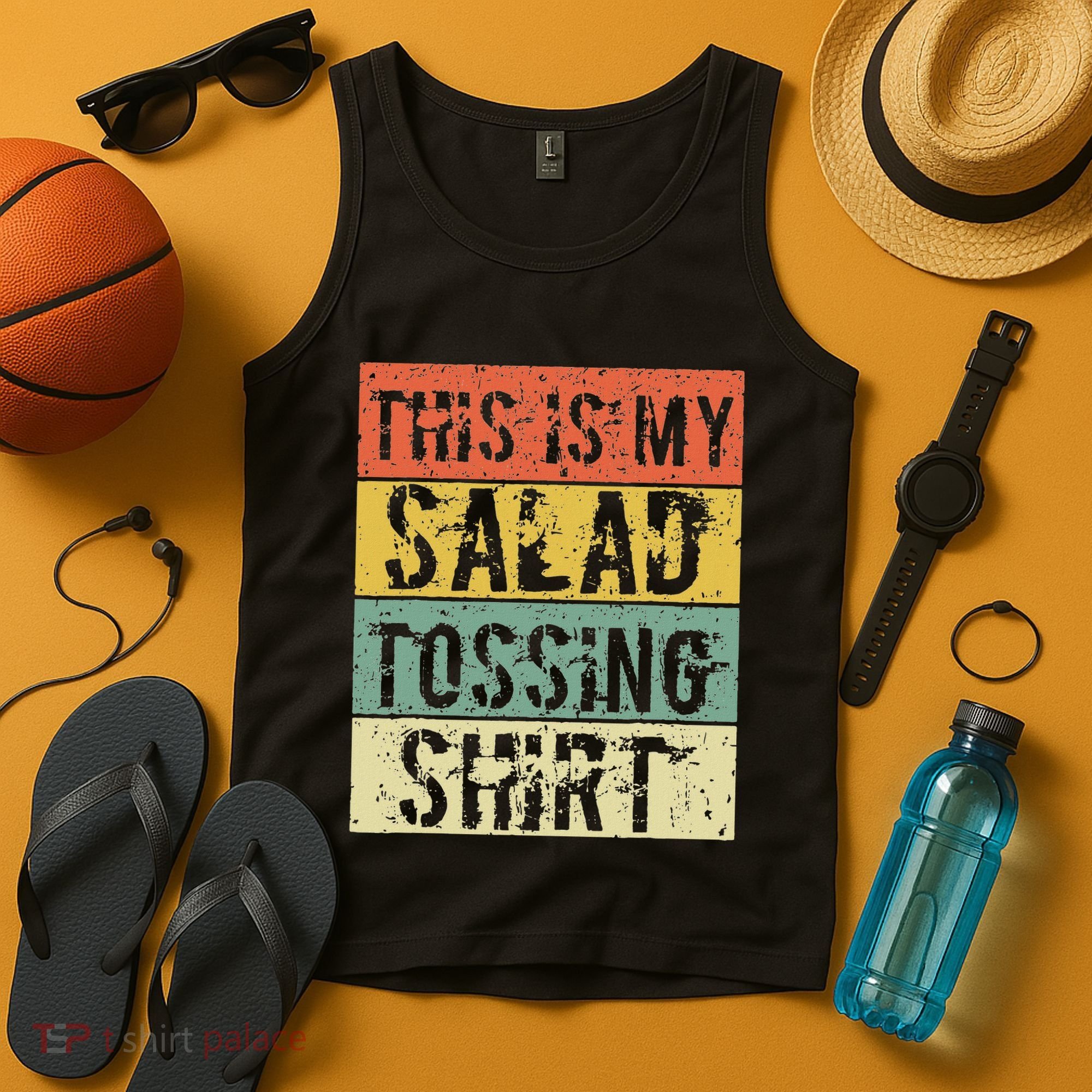 This Is My Salad Tossing Salad Tosser Joke Meme Humorous Tank Top