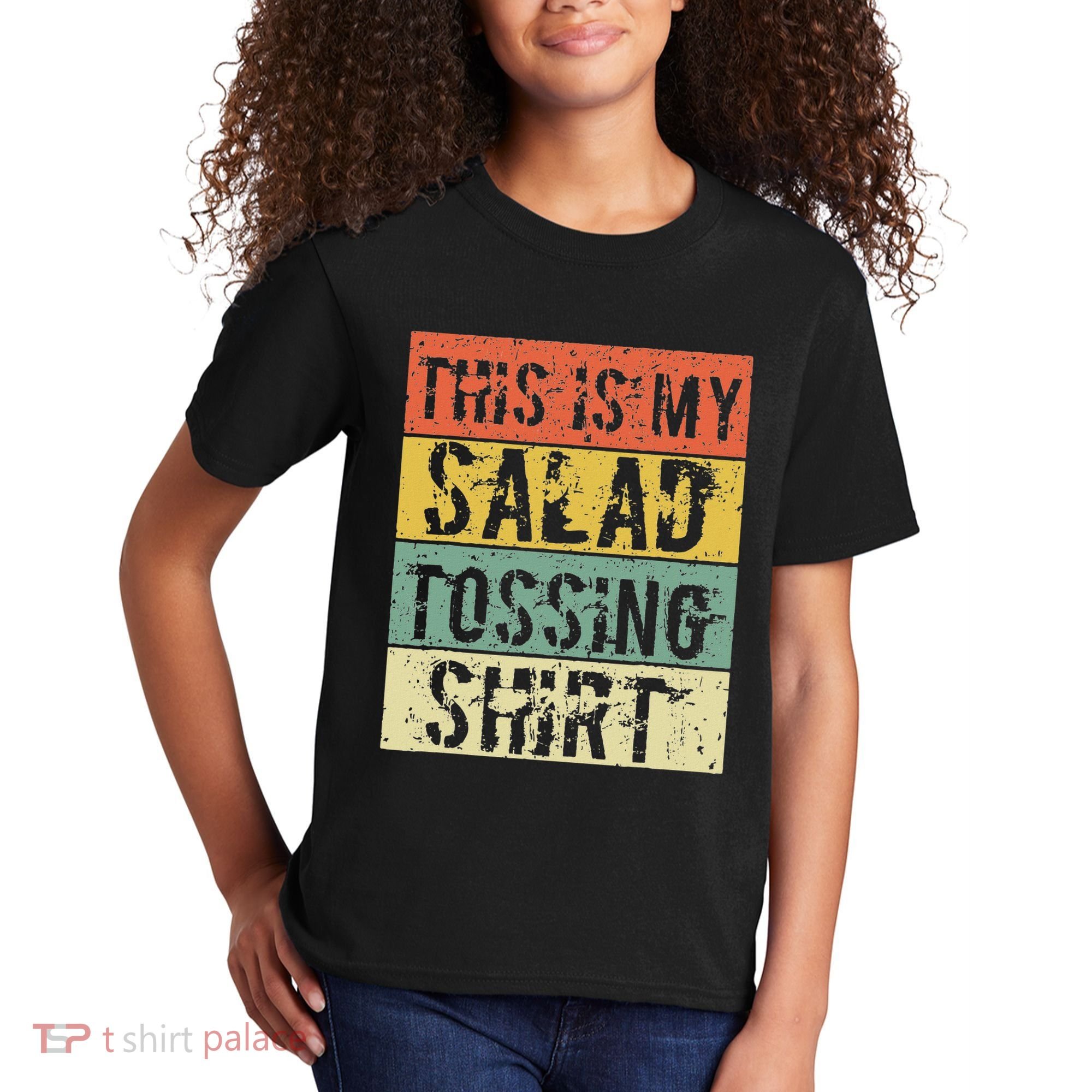 This Is My Salad Tossing Salad Tosser Joke Meme Humorous Kids T-Shirt