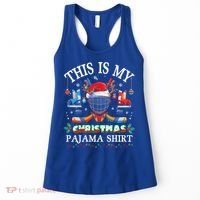 This Is My Christmas Pajama For Hockey Lover Cool Gift Women's Tank Top thumb 0