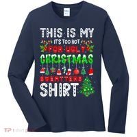 This Is My It's Too Hot For Ugly Christmas Sweaters Shirt Women's Long Sleeve Shirt thumb 0