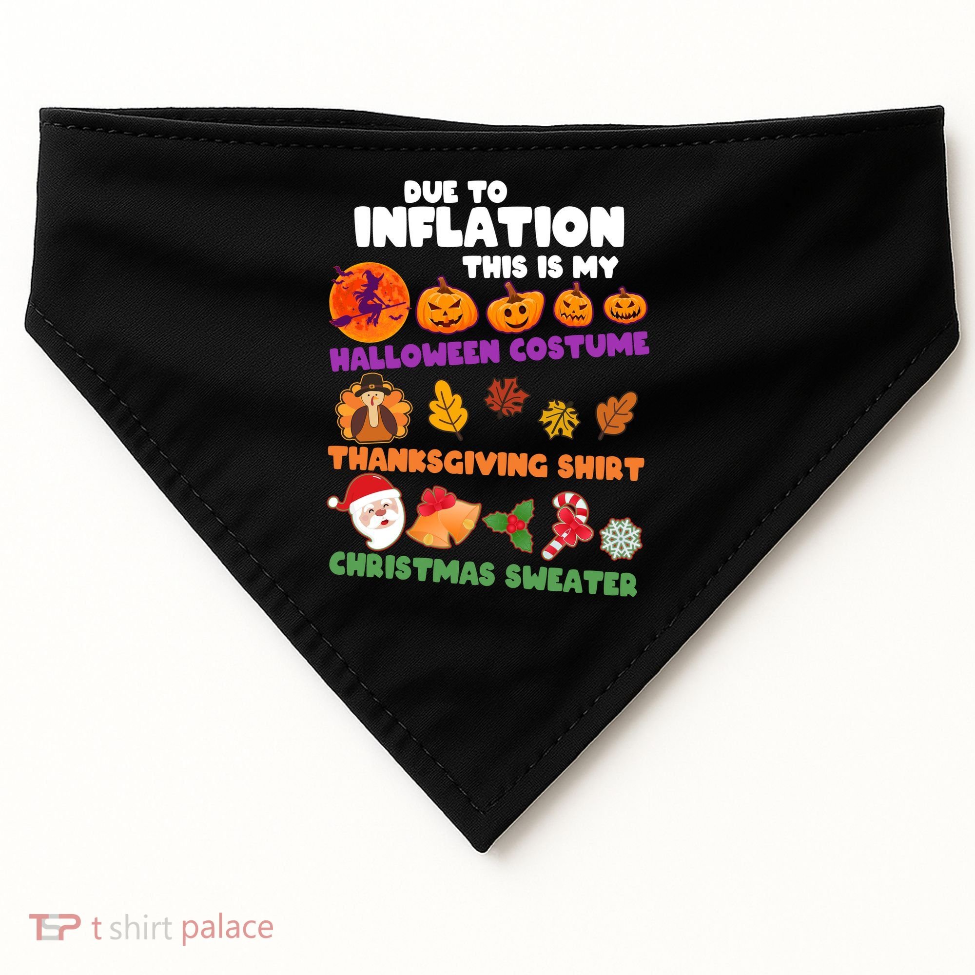 This Is My Halloween Costume Thanksgiving And Christmas Sweater USA-Made Doggie Bandana