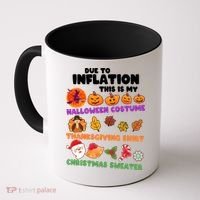 This Is My Halloween Costume Thanksgiving And Christmas Sweater Coffee Mug thumb 0