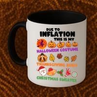 This Is My Halloween Costume Thanksgiving And Christmas Sweater Coffee Mug thumb 2