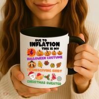 This Is My Halloween Costume Thanksgiving And Christmas Sweater Coffee Mug thumb 3